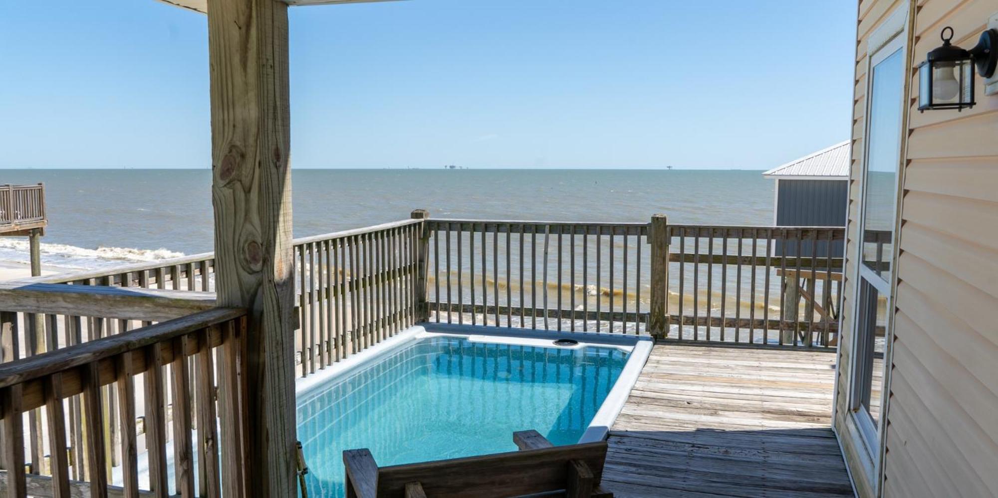 Kowabunga - You'Ll Love The Rooftop Deck And Private Heated Dipping Pool! Pet Friendly! Home Дофин-Айленд Экстерьер фото